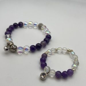Aromatherapy Diffuser Bracelet Amethyst (Touched By Promise)